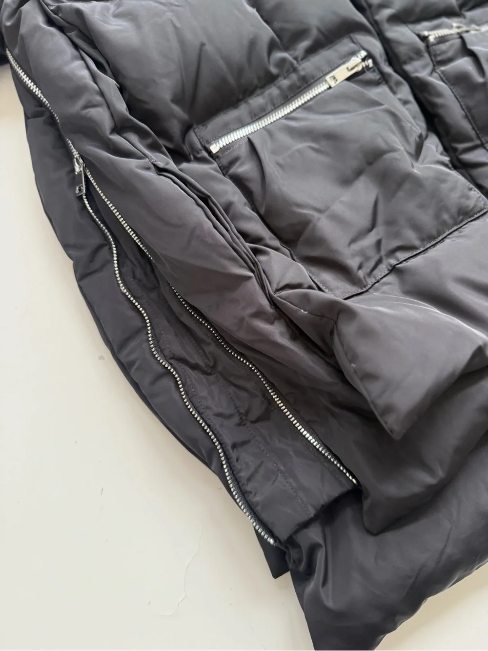 Orolay Thickened Hooded Down Coat Black Size 11/12